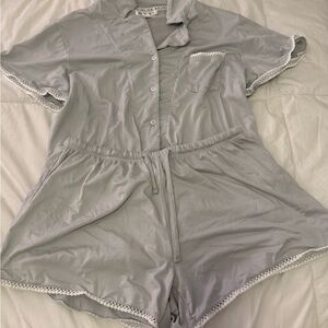 Rachel Zoe Gray Women's Sleepwear Set